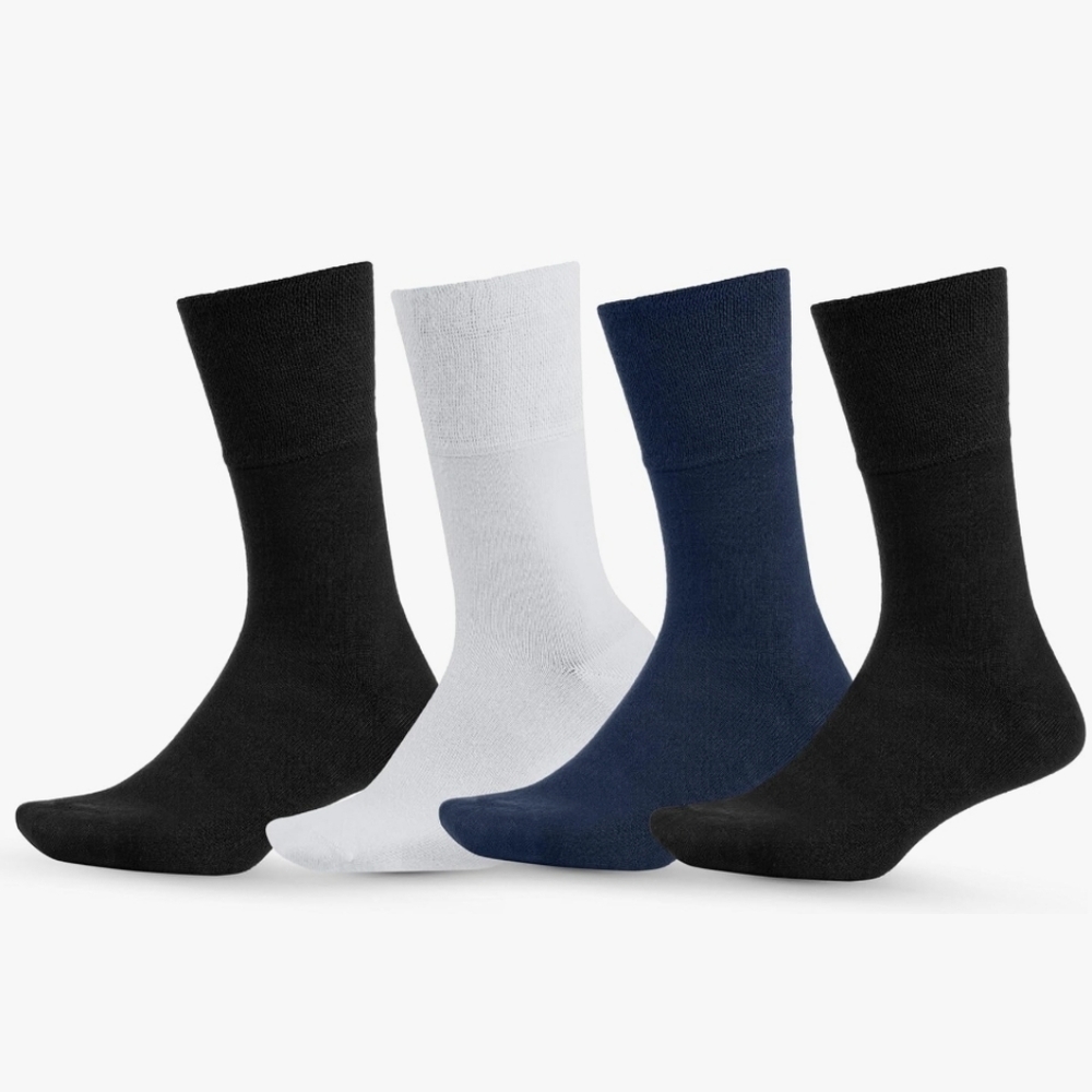 Diabetic Socks for Men, 4 Pack